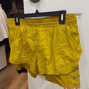 Nike Dri-FIT Yellow Athletic Shorts